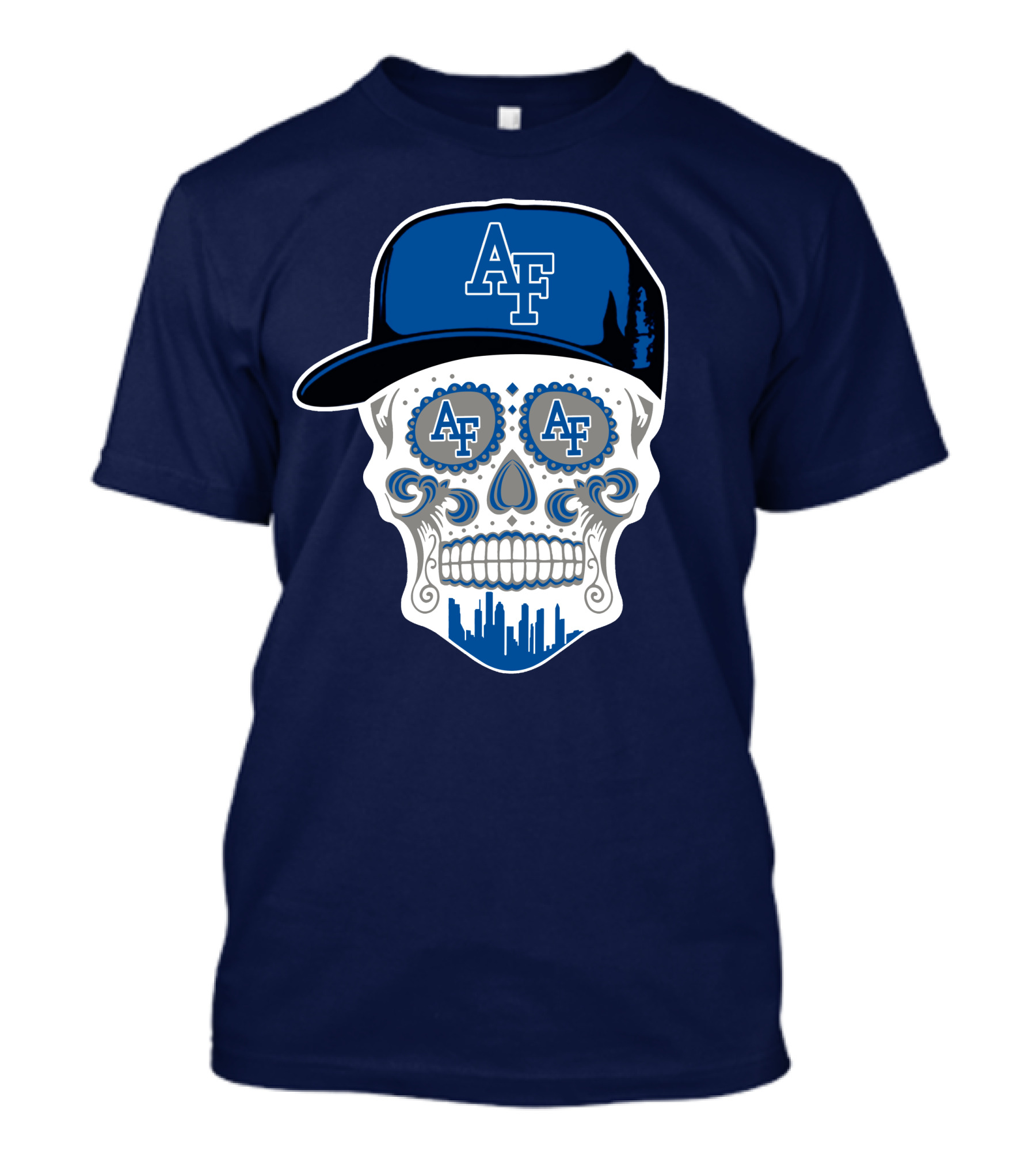 Af Air Force Falcons Skull T-Shirt