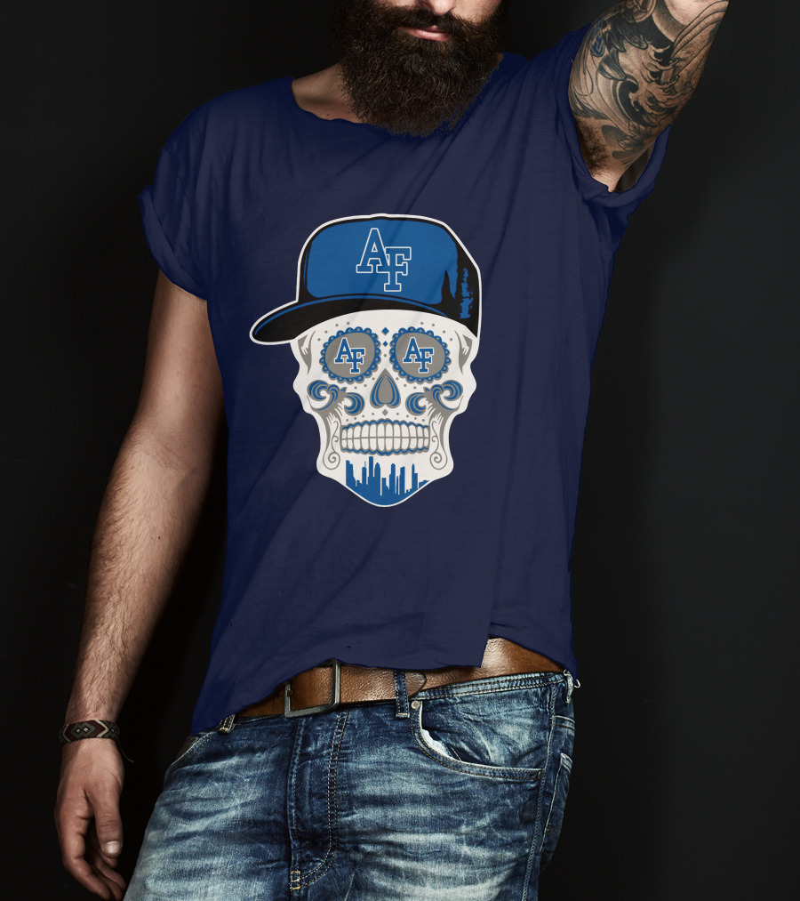 Af Air Force Falcons Skull T-Shirt