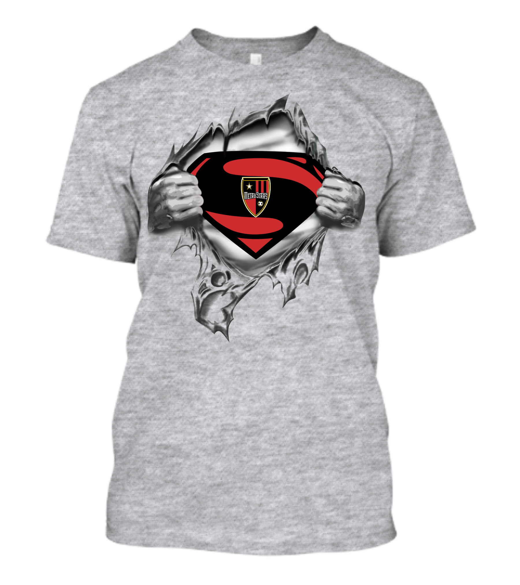 Metrostars Superman Logo With Shield 139 Jersey T-Shirt