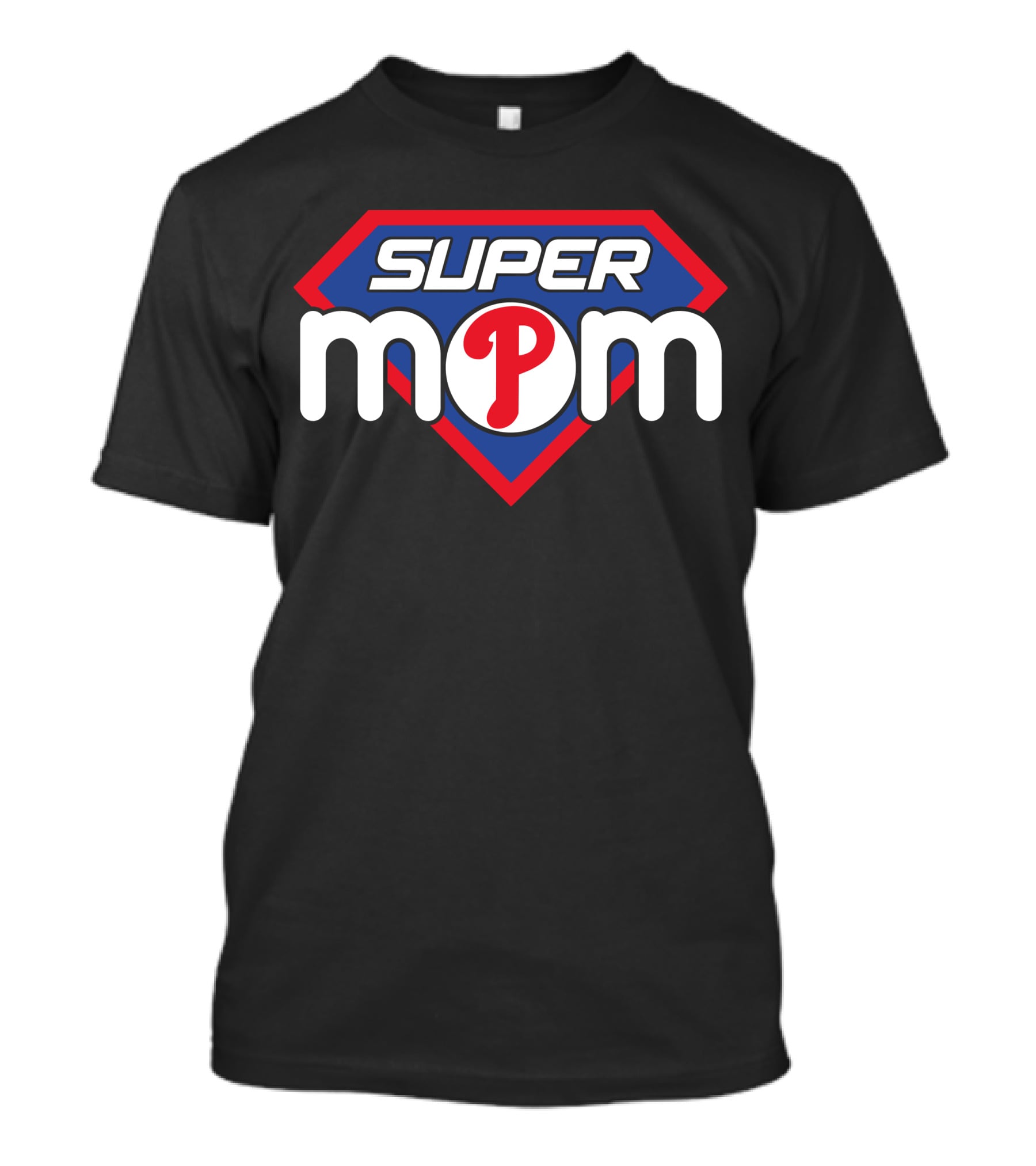 Super Mom Philadelphia Phillies 'P' T-Shirt