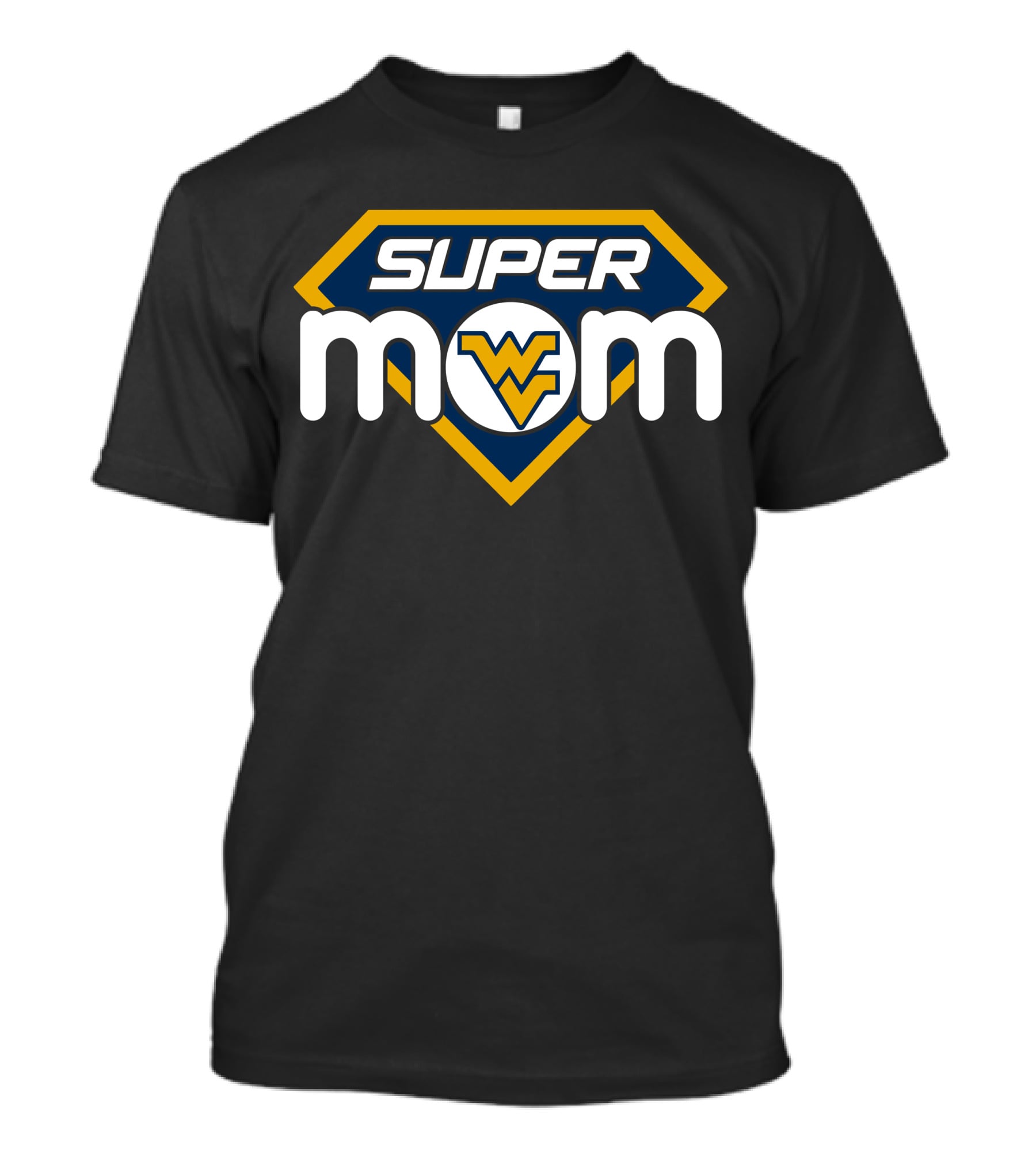 Super Mom West Virginia Mountaineers Wv T-Shirt