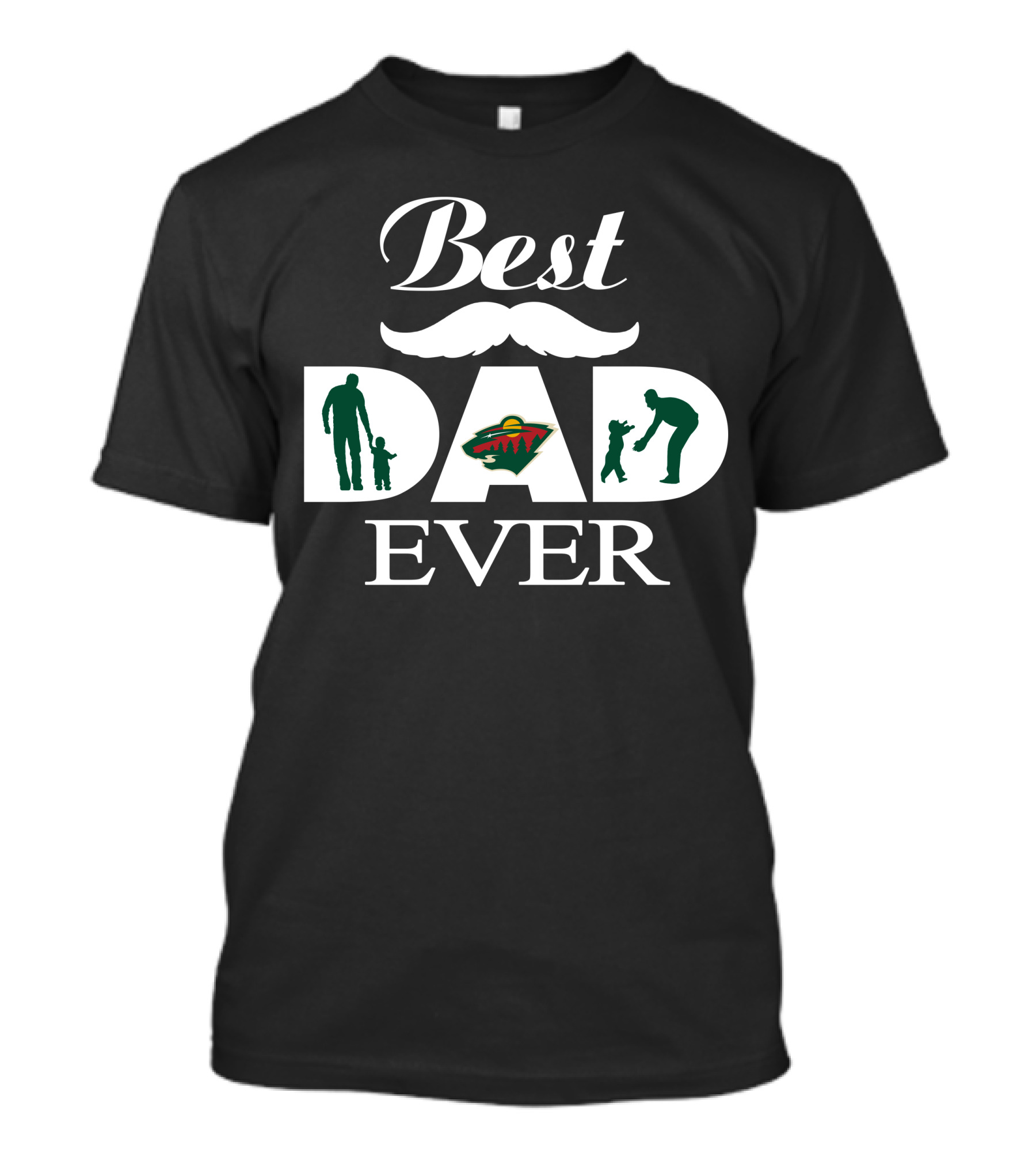 Best Dad Ever Minnesota Wild Father's Day 170 T-Shirt