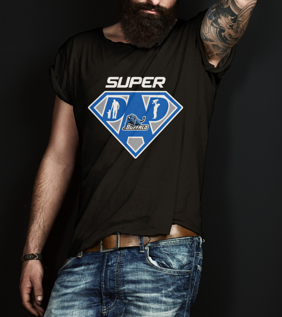 Super Buffalo Bulls Dad T-Shirt