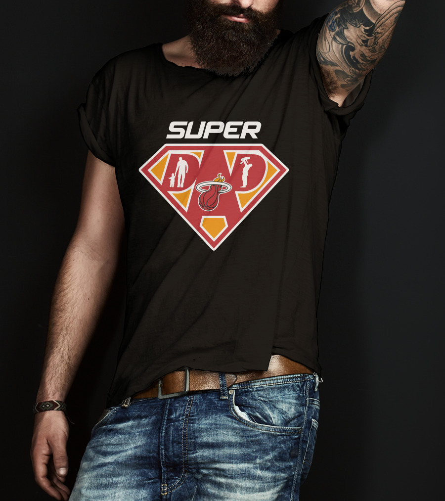 Super Miami Heat Dad T-Shirt