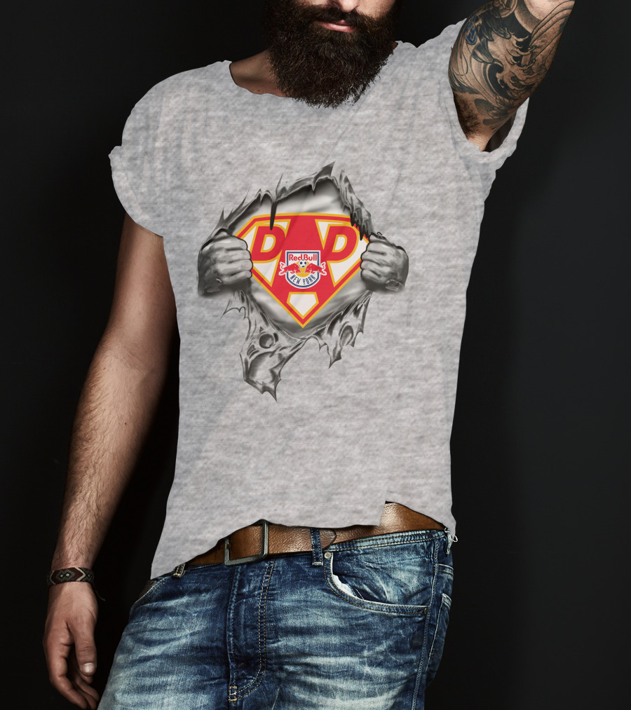 New York Red Bulls Super Dad Dd T-Shirt