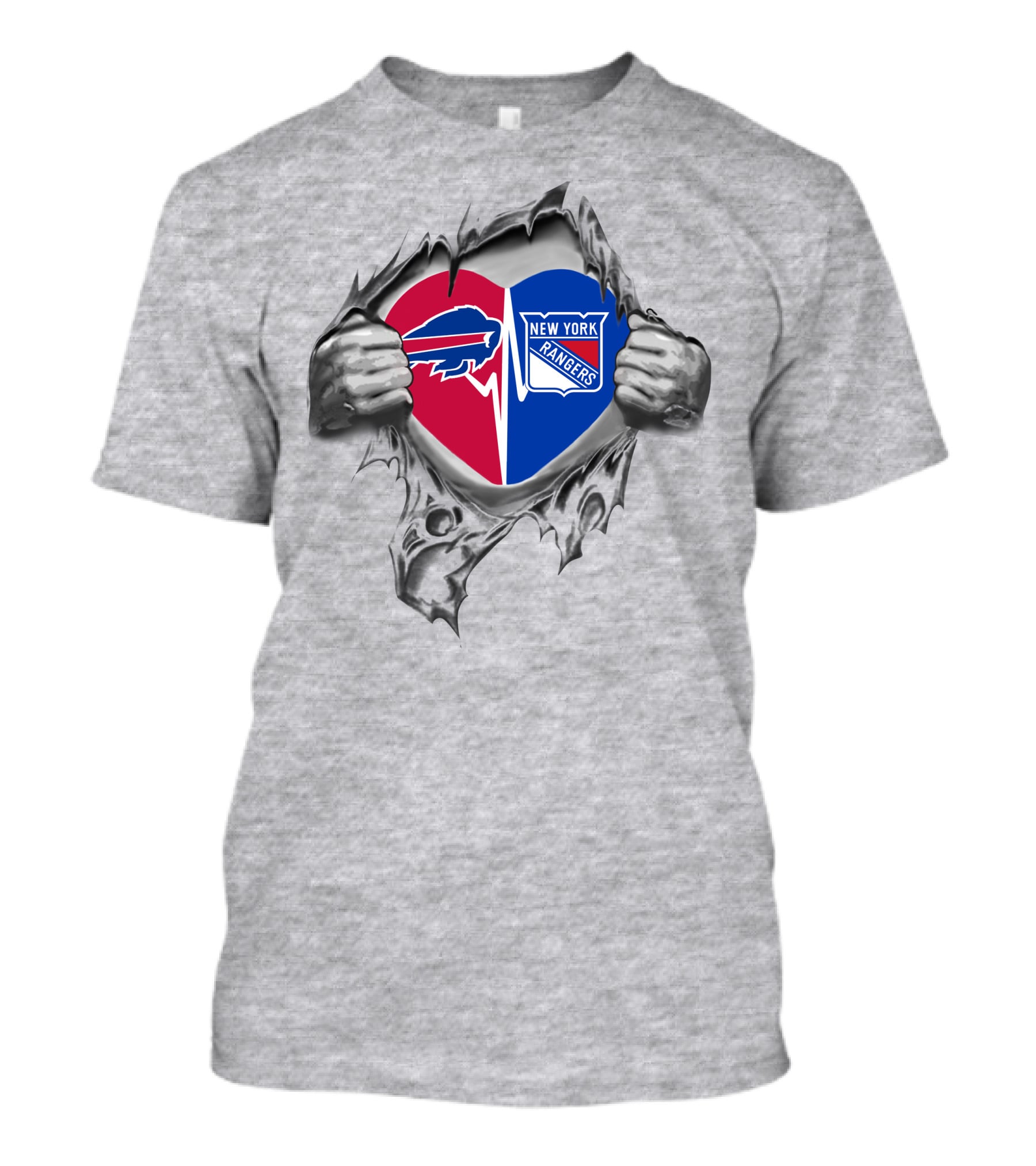 Bills New York Rangers It's In My Heart T-Shirt