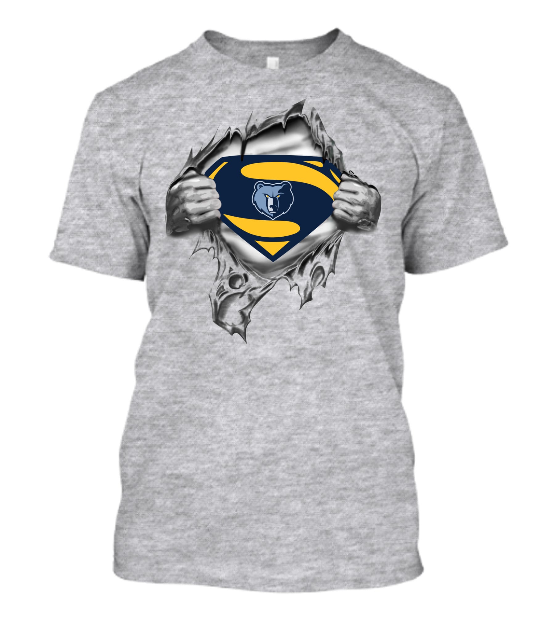 Memphis Grizzlies Superman Logo T-Shirt