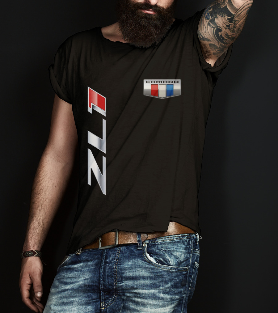 Camaro ZL1 Badge With Red White Blue Emblem T-Shirt