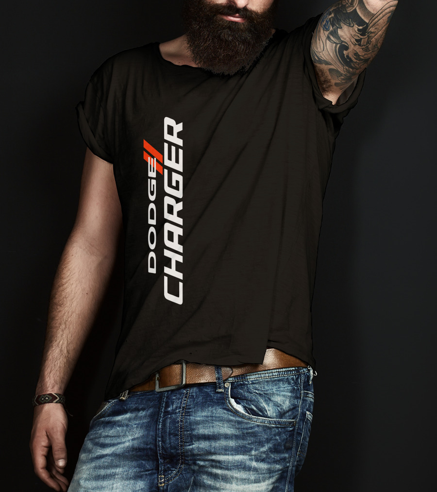 Dodge Charger Vertical Performance Stripe T-Shirt