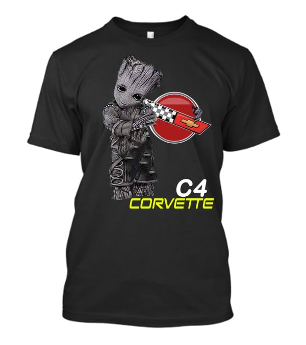 C4 Groot Corvette Chevrolet Racing T-Shirt