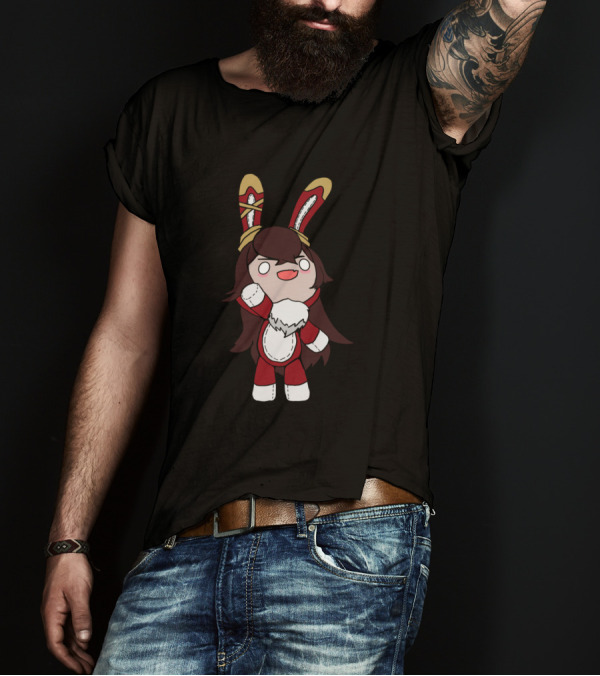 Baron Bunny Genshin Impact Cute Chibi Character Fan Merchandise T-Shirt