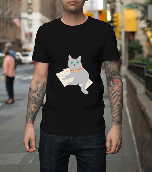 Shirt: Live Your Extra Life Kitty To Santa Letter T-Shirt Live Your Extra Life Kitty To Santa Letter T-Shirt