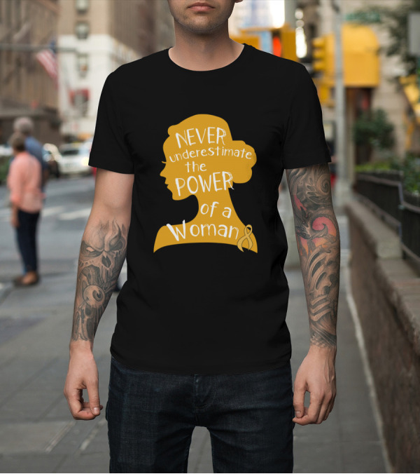 Shirt: Never Underestimate the Power of a Woman COPD Awareness T-Shirt Never Underestimate the Power of a Woman COPD Awareness T-Shirt