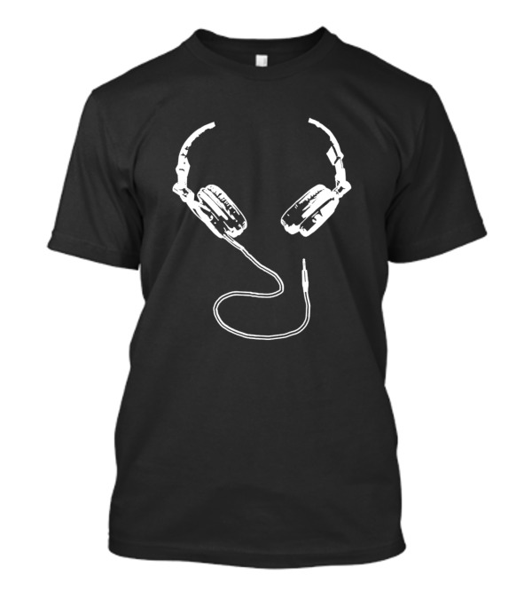 Dj Headphones Techno Hip Hop Music Iconic Concept T-Shirt