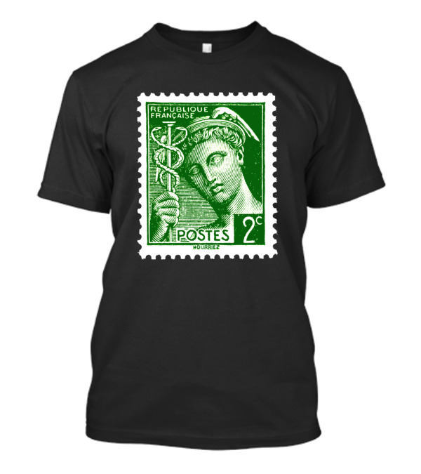 République Française Postes 2c Vintage Houriez Stamp T-Shirt