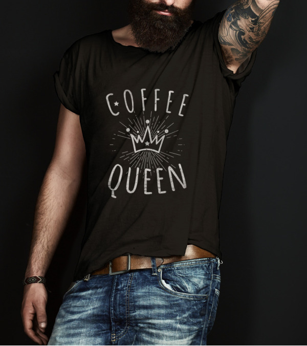 Coffee Queen Caffeine Crown T-Shirt