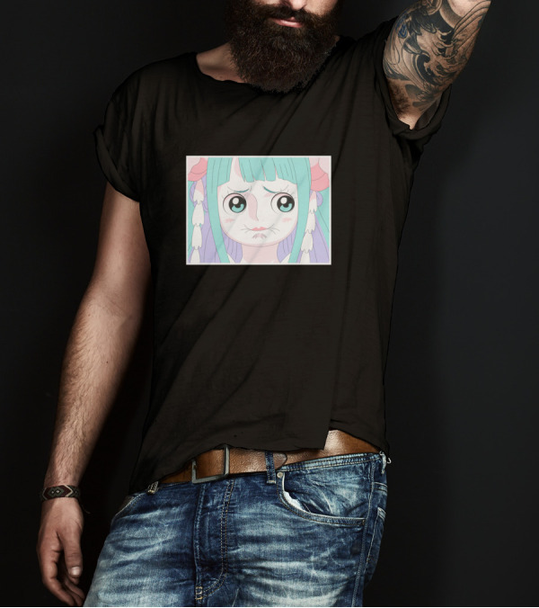 Kozuki Hiyori Anime Character Close-Up Expression T-Shirt