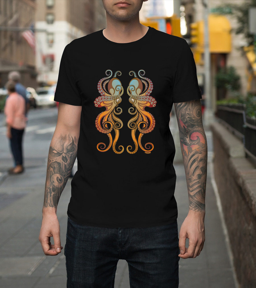Mono Octopus Kaleidoscope Fusion T-Shirt