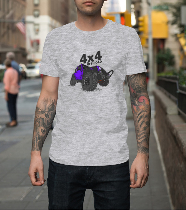 Shirt: 4X4 Off Road Jeep Purple Rugged Adventure Vehicle T-Shirt 4X4 Off Road Jeep Purple Rugged Adventure Vehicle T-Shirt
