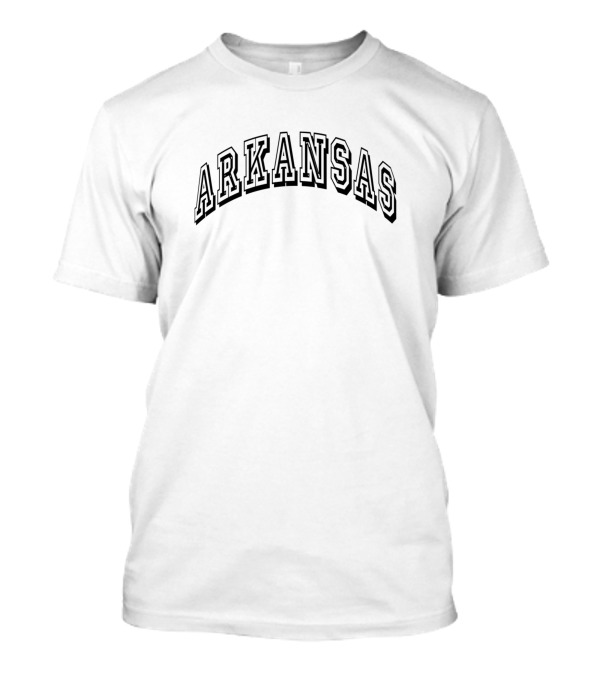 Arkansas Arch Style Bold Lettering T-Shirt