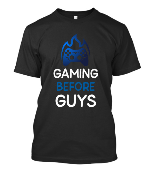Gaming Before Guys Anti Valentine Flame Controller T-Shirt