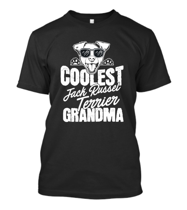 Coolest Jack Russell Terrier Grandma Dog Lover Fun T-Shirt