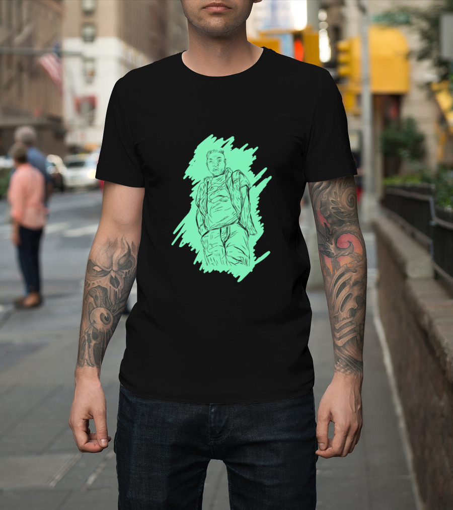 Sketch Post With Colour Urban Comic T-Shirt