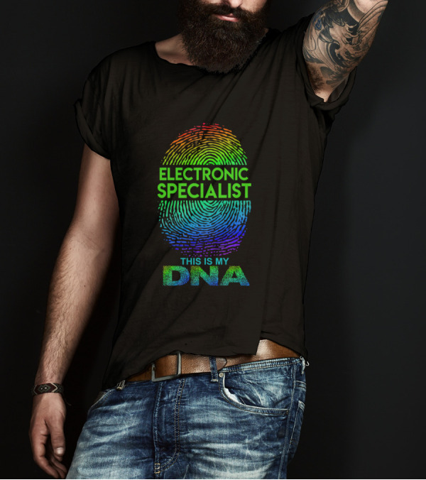 Electronic Specialist This Is My DNA Fingerprint T-Shirt