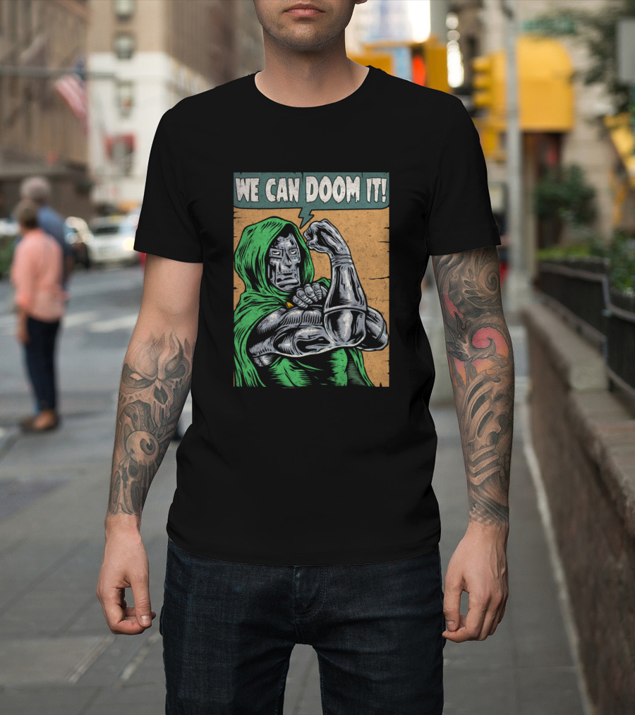 We Can Doom It Comic Villain Power Flex T-Shirt