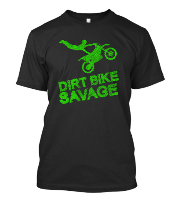 Dirt Bike Savage Kids Motocross Freestyle Stunt Action T-Shirt