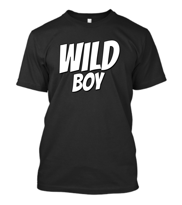 WILD BOY Text T-Shirt