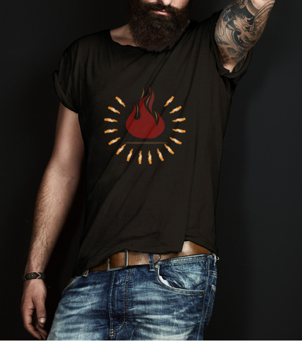Trend Fire Designs Radiant Flame T-Shirt