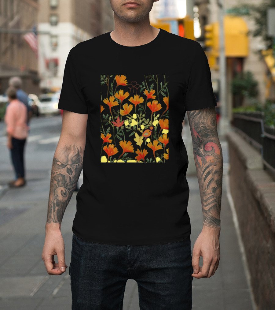 The Birches Branch Autumn Blossom T-Shirt