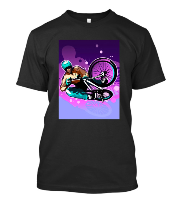 Freedom BMX Cyclist In Motion T-Shirt