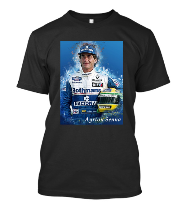 Ayrton Senna Rothmans Nacional Renault Racing T-Shirt
