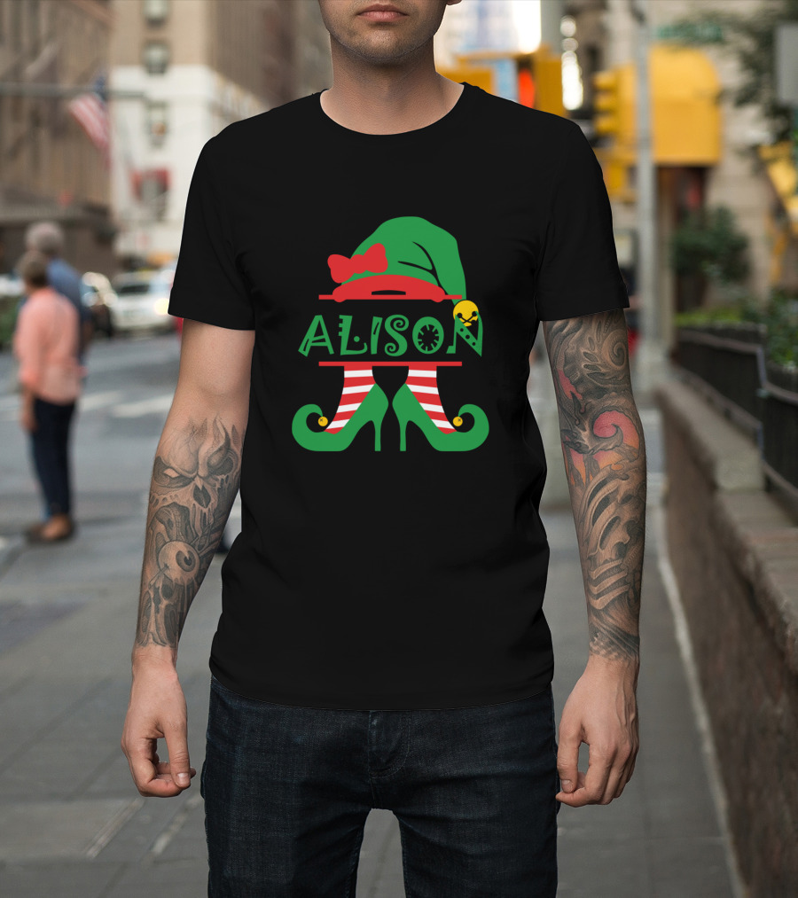 ALISON Christmas Elf Girl T-Shirt