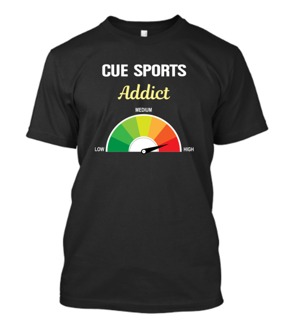 Cue Sports Addict Low High Gauge T-Shirt
