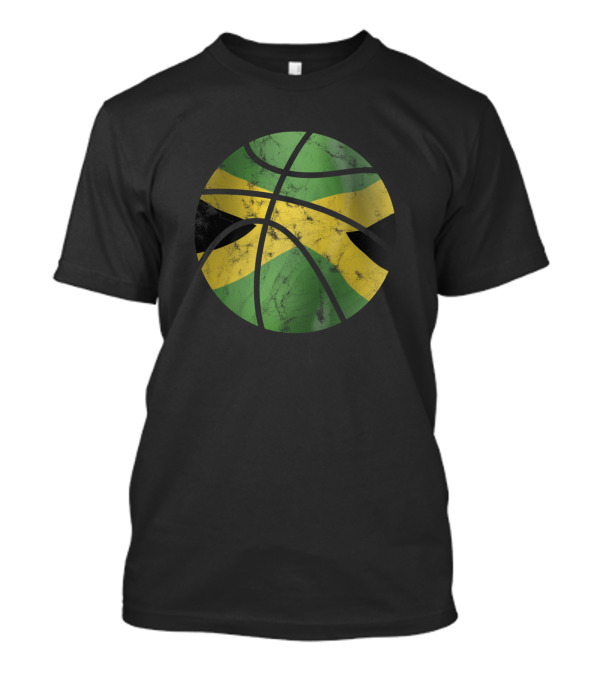 Jamaica Flag Basketball T-Shirt