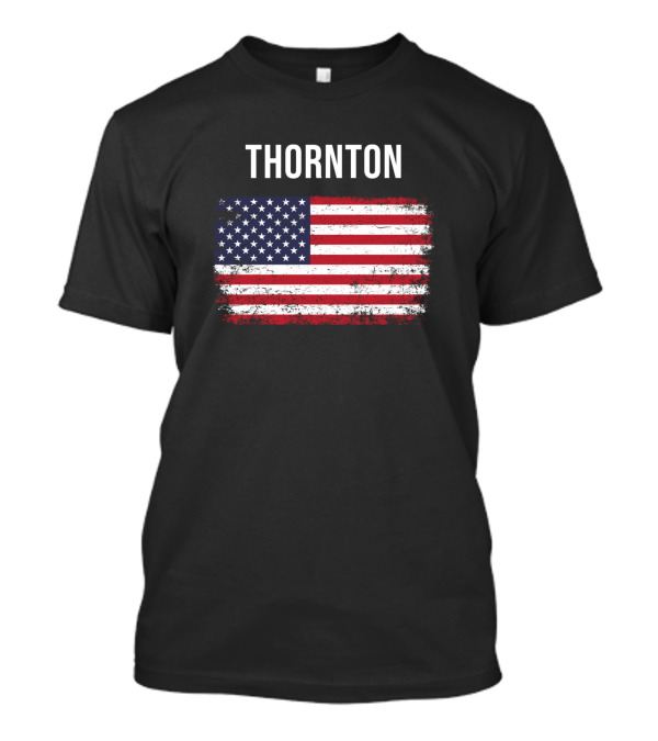Thornton Distressed American Flag T-Shirt