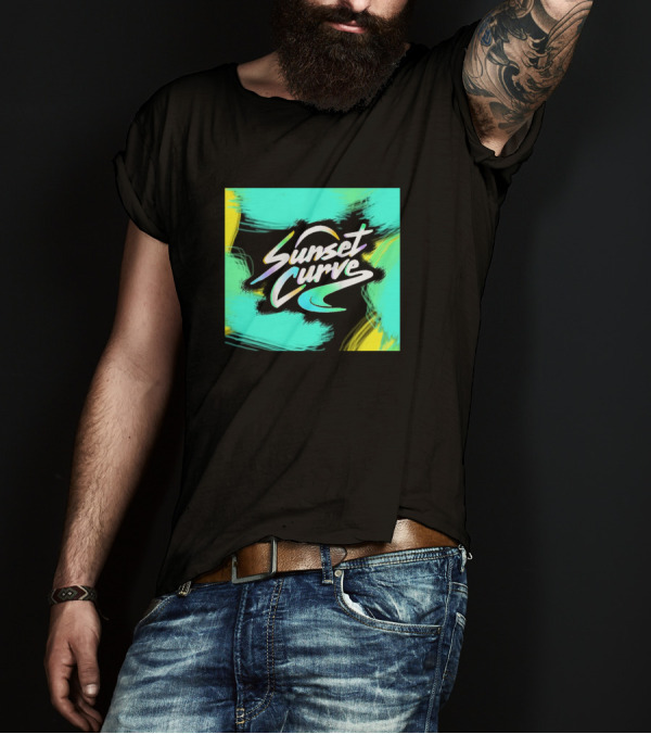 Sunset Curve Julie The Phantoms Brush T-Shirt