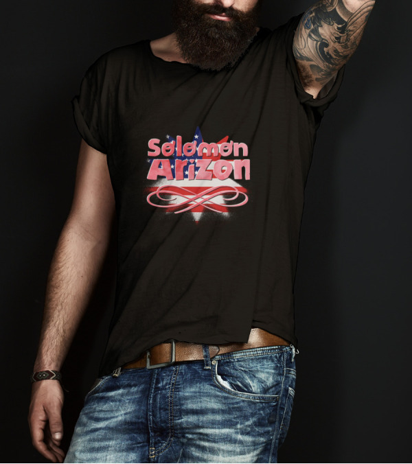 Solomon Arizona USA Star Flag Infinity T-Shirt
