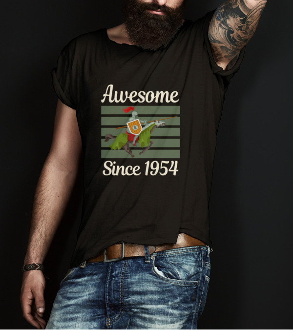Awesome Knight On Horse Since 1954 T-Shirt