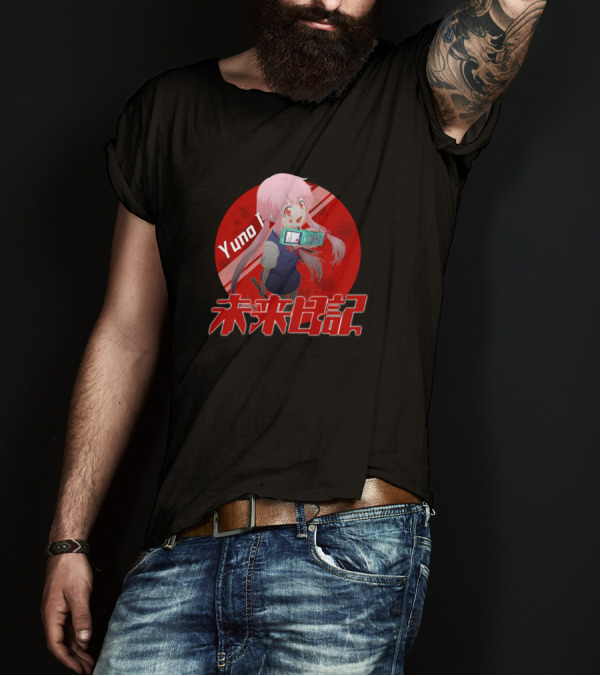 Mirai Nikki Yuno Gasai Future Diary Anime Character T-Shirt