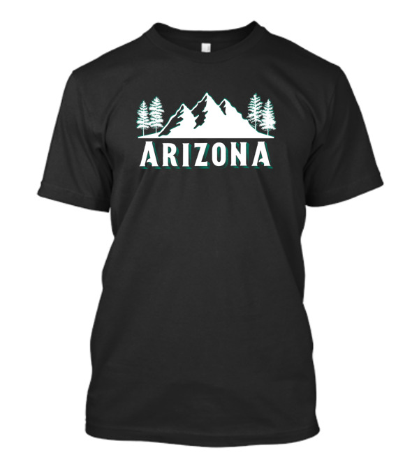 Retro Vintage Arizona USA Mountain Pines T-Shirt
