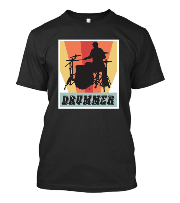 Drummer Musician Drumstick Drums Bass T-Shirt