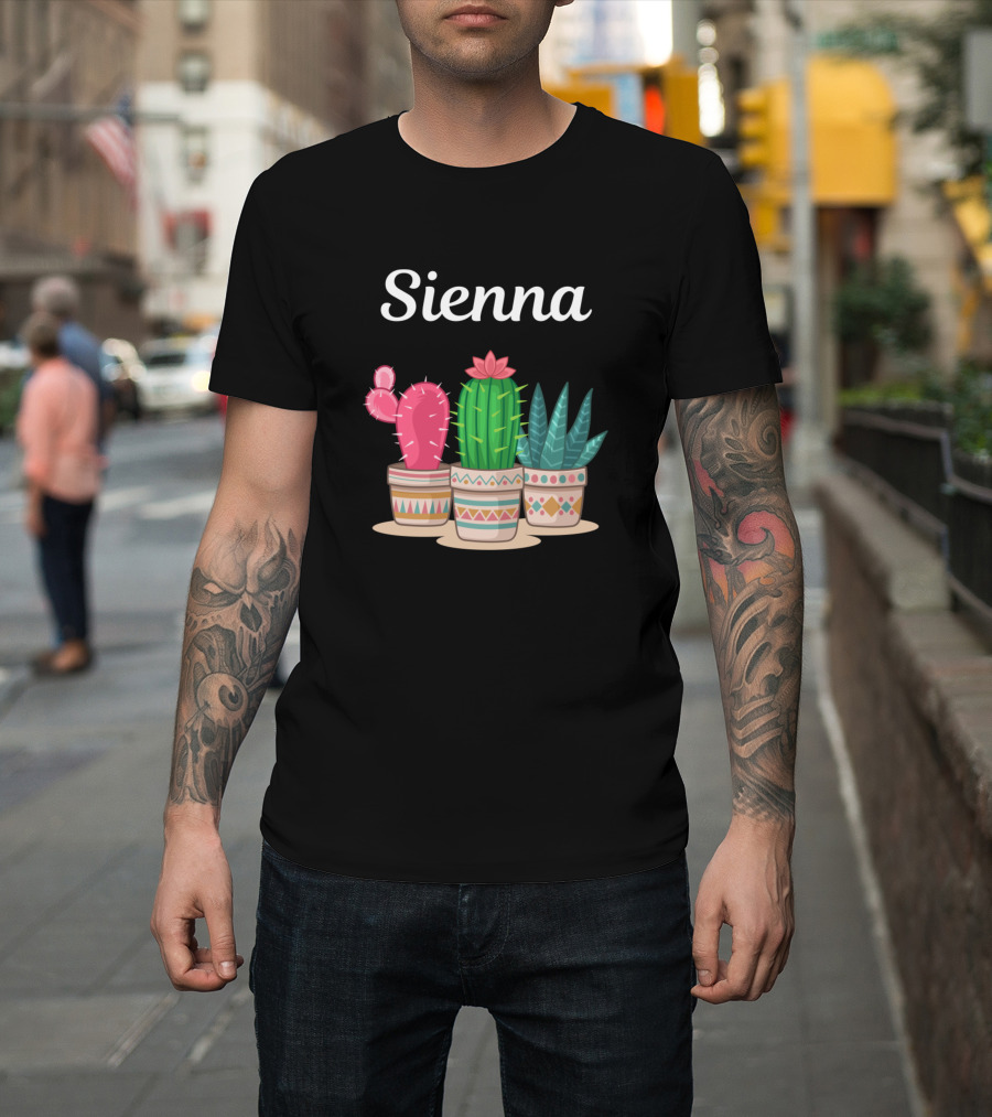 Sienna Cactus Trio in Decorative Pots T-Shirt