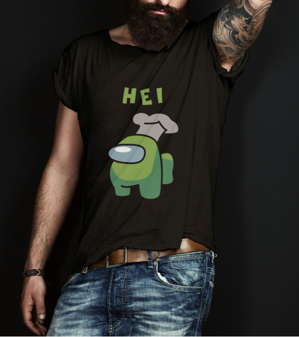 Hei Among Us Chef Crewmate T-Shirt