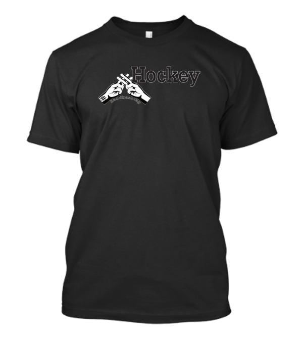 Hockey Handhashtag Crossed Fingers T-Shirt