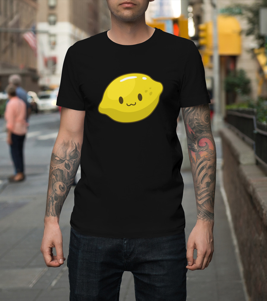 Detoxify With Cute Lemon Face T-Shirt