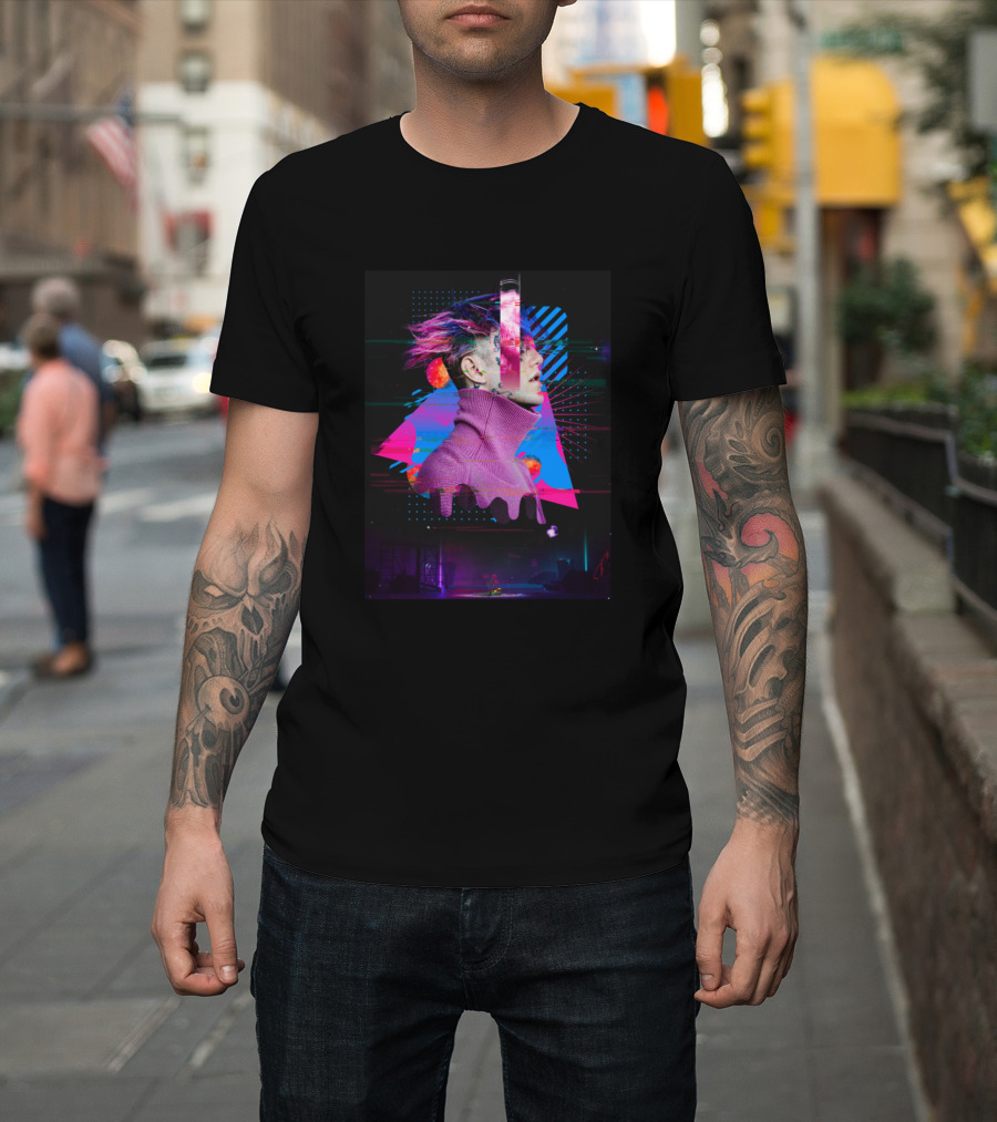 Lil Peep Neon Aesthetic T-Shirt